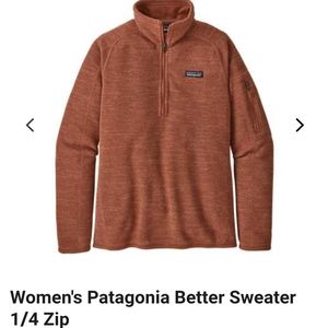Patagonia Better Sweater in Burnt Orange